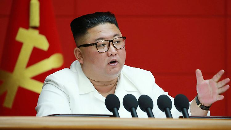 Nordkoreas Machthaber sieht viele wirtschaftliche Ziele in seinem Land verfehlt.