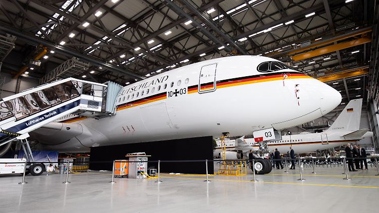 Der neue A350 soll Regierungsmitgliedern für weltweite Reisen zur Verfügung stehen. 