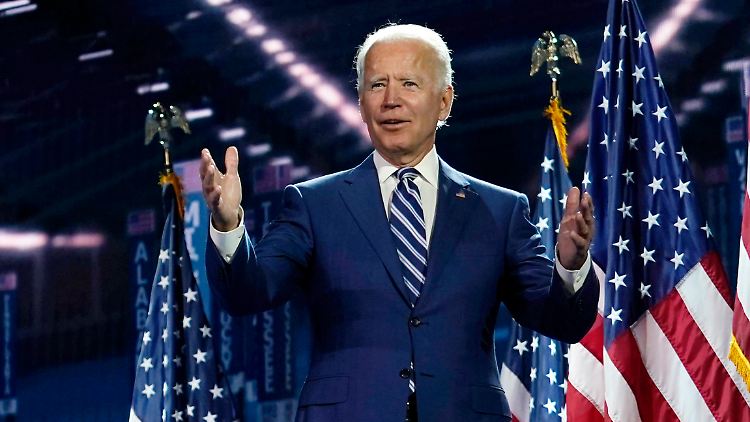 Bidens Rede kam auf den Punkt, sie glich einer Abrechnung mit Trump.