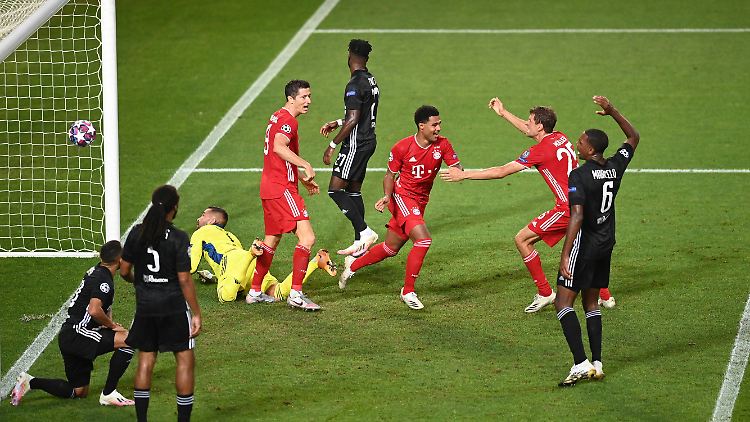 Gnabry brillierte im Halbfinale gegen Lyon mit zwei Treffern.