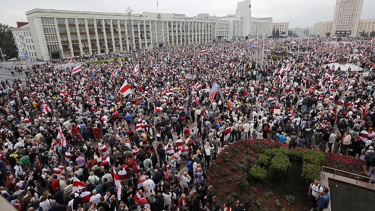 Die Behörden in Belarus warnten vor der Teilnahme an der "illegalen Demonstration".