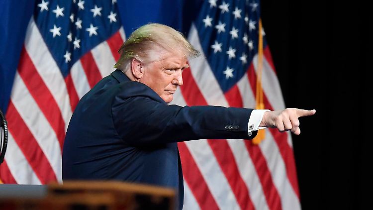 Donald Trump geht seinen Weg - unbeirrt.