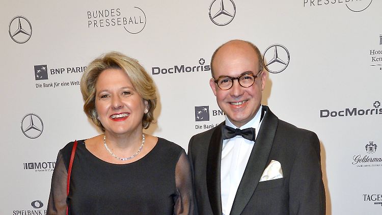 Seit 22 Jahren ein Paar: Svenja Schulze und ihr Mann Andrea Arcais.