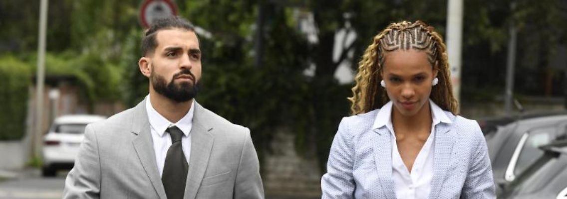 Basketballspieler Joshiko Saibou und seine Freundin, die Weitspringerin Alexandra Wester. Foto: Roberto Pfeil/dpa/Archivbild