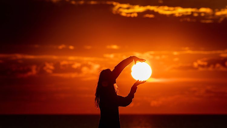 Das Abendrot - dahinter steckt ein besonderer Effekt.