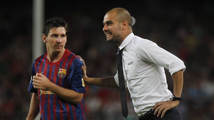 Bald wieder vereint? Lionel Messi und Pep Guardiola feierten gemeinsam zahlreiche Titel für den FC Barcelona.