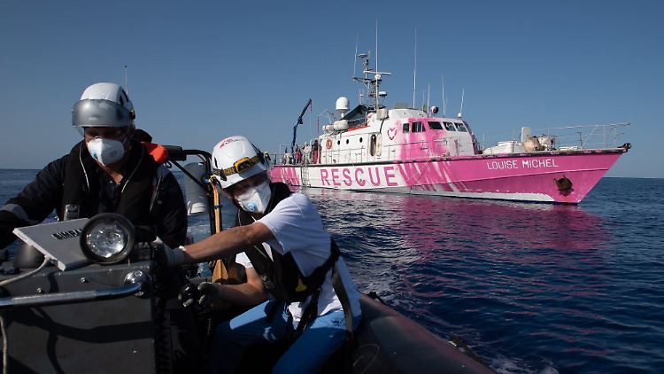 Seit dem 18. August befindet sich die "Luise Michel" im Mittelmeer im Einsatz.