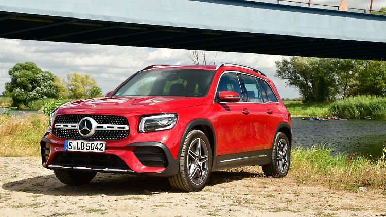 Der Mercedes GLB sieht wuchtiger aus als ein GLC, ist aber tatsächlich vier Zentimeter kürzer.