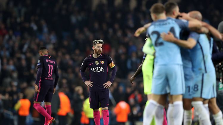 Bald könnte Lionel Messi mittendrin sein, wenn Manchester City jubelt.