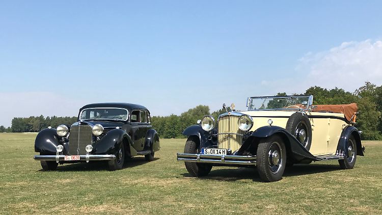 Mercedes 770 Kompressor trifft auf Maybach Zeppelin DS8.