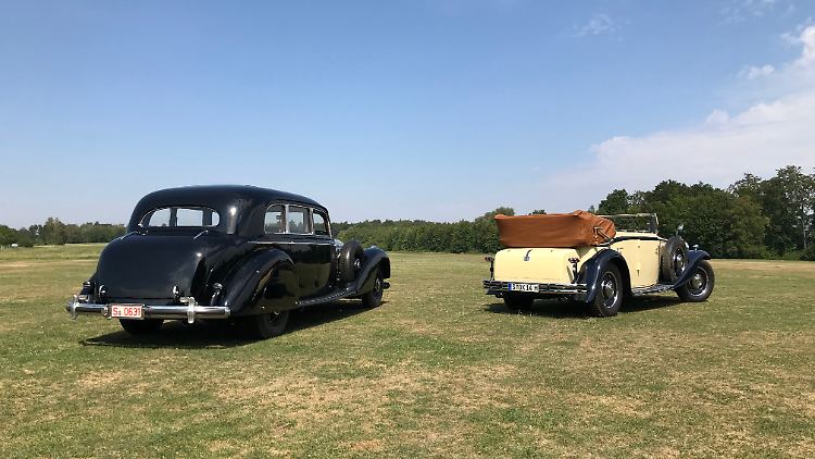 Auch die Kehrseiten eines Mercedes 770 Kompressor und eine Maybach Zeppelin DS8 können sich sehen lassen.