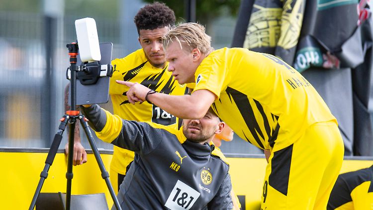 Sancho und Haaland konnten für den BVB keine guten Ergebnisse herausschießen.