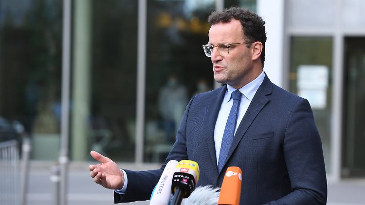 Jens Spahn bei einem Auftritt in Moers am Freitag.