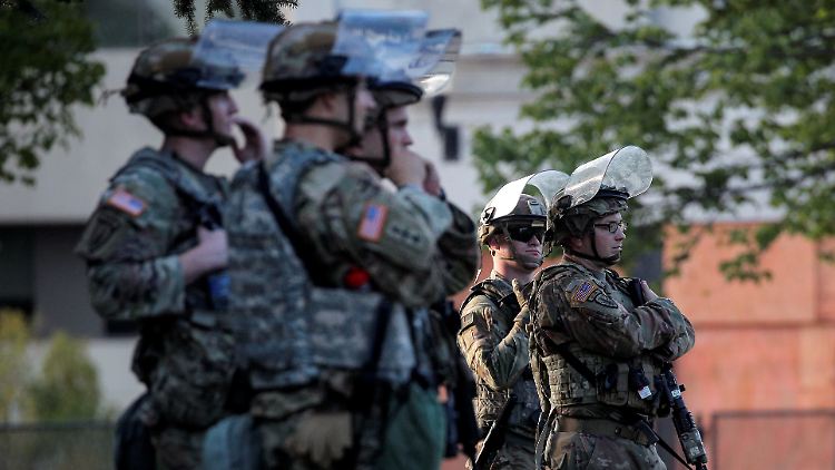 Selbst das US-Militär sollte in Kenosha für Ordnung sorgen.
