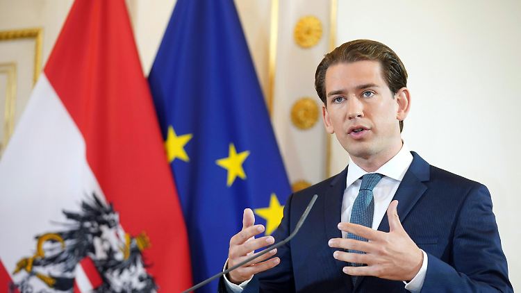 Sebastian Kurz ist beunruhigt von Zahlen aus Österreich und Bildern aus Deutschland.