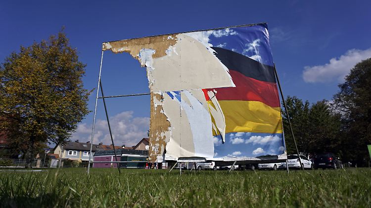 Ein Wahlplakat zur Bundestagswahl 2017. Damals waren populistische
Einstellungen unter Wählern in Deutschland weit verbreitet.