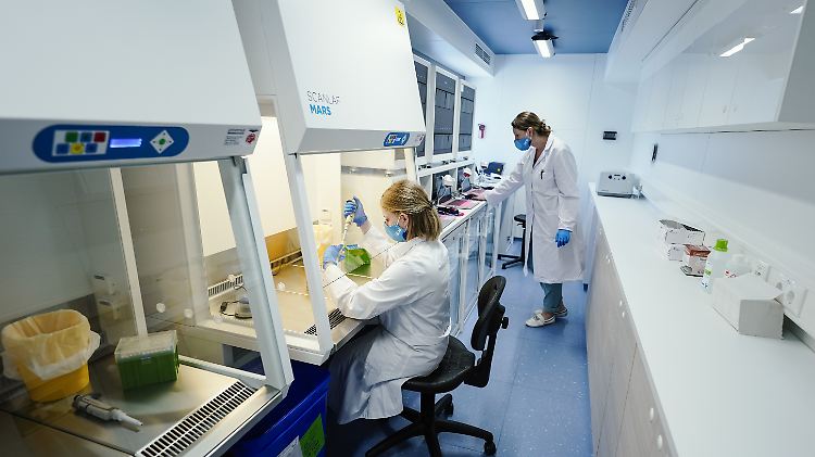 Infiziert? Rund 180 Labore in Deutschland schaffen mittlerweile pro Woche mehr als 1,1 Millionen Corona-Tests.