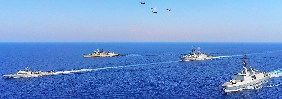 Erst Ende August veranstalteten Kriegsschiffe aus Griechenland, Italien, Zypern und Frankreich eine Militärübung südlich der Türkei im östlichen Mittelmeer.