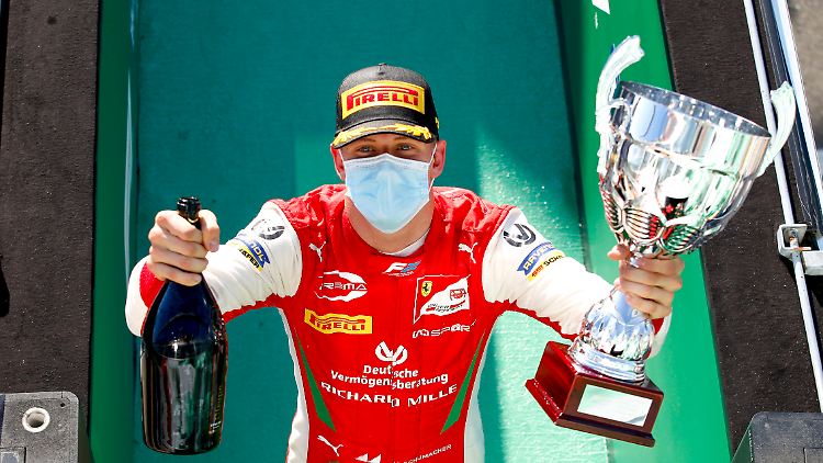 Für Ferrari-Nachwuchsfahrer Mick Schumacher läuft es in Monza sehr gut.