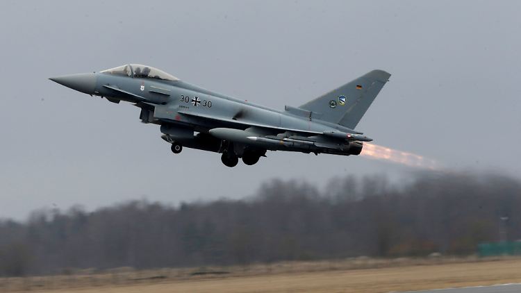 Ein Eurofighter der Bundeswehr.
