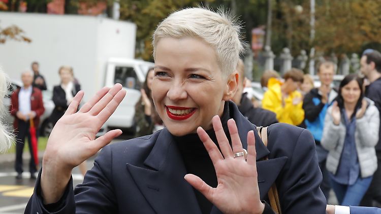 Zeigt keine Angst vor Lukaschenko: Maria Kolesnikowa Ende August in Minsk.