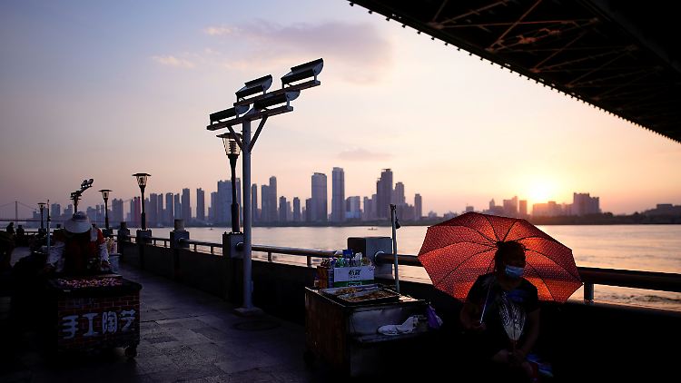Der Blick auf den Jangtse: Schöne neue Welt in Wuhan.