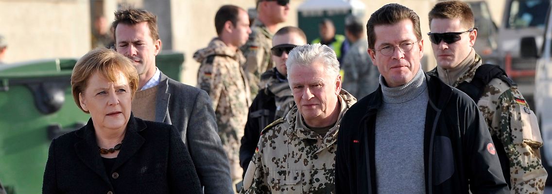 Guttenberg und Merkel stellen klar, wer das Sagen in der Afghanistan-Politik hat.