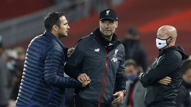 Frank Lampard und Jürgen Klopp haben bei ihrem nächsten Zusammentreffen etwas zu besprechen.