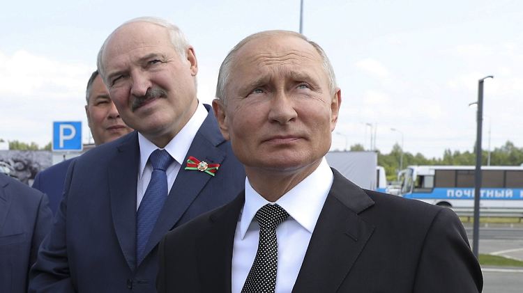 Letztes Treffen vor der Schicksalswahl: Lukaschenko und Putin Ende Juni.