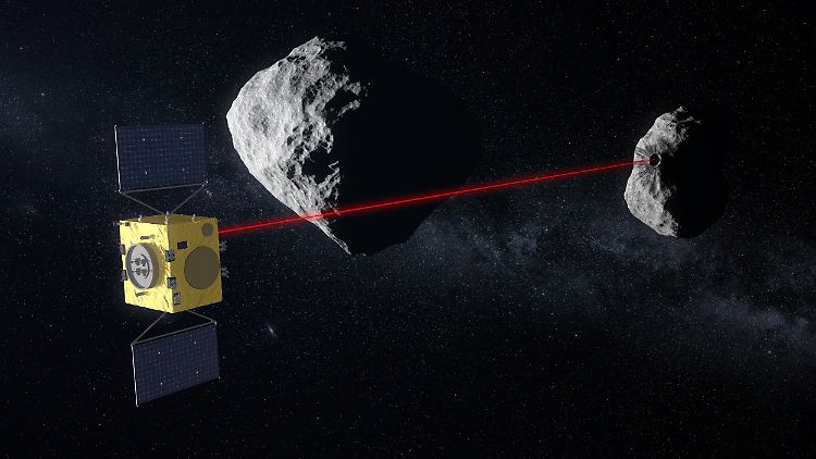 Die Raumsonde von der Größe eines Schreibtisches wird auch Minisatelliten an Bord haben.