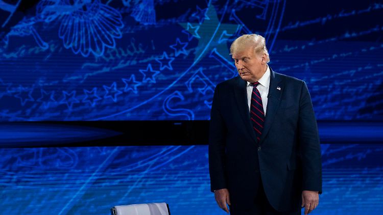 Würde Tiktok gerne in den Händen eines US-Unternehmens sehen: Donald Trump.