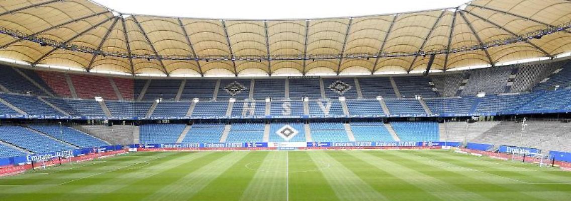 Der Hamburger SV kann zum Saisonauftakt 1000 Zuschauer im Volksparkstadion empfangen. Foto: Stuart Franklin/Getty Images Europe/Pool/dpa/Archivbild