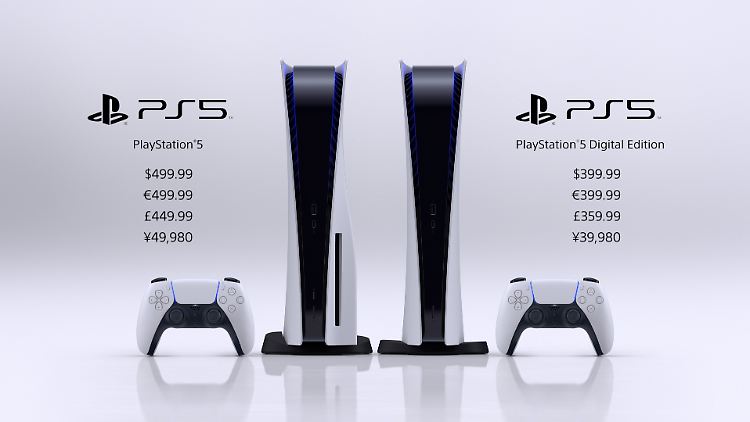 Playstation 5 kostet mit Laufwerk 500 Euro, als Digital-Edition 400 Euro.