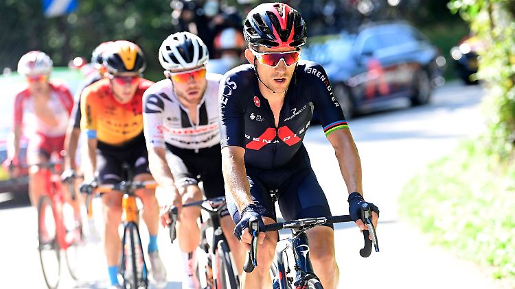 Michal Kwiatkowski siegte gemeinsam mit seinem Ineos-Teamkollegen Richard Carapaz