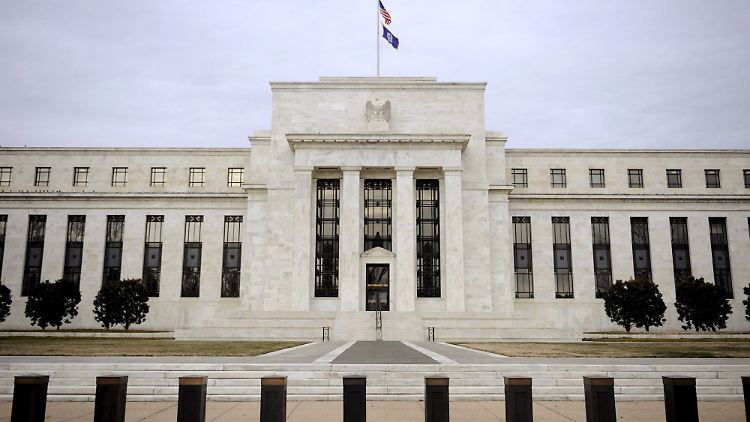 Das Gebäude der US-Notenbank Federal Reserve (Fed) in Washington. 