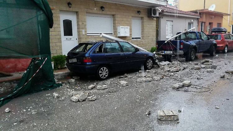 Der Medicane hat auf der Insel Zakynthos für Verwüstung gesorgt.