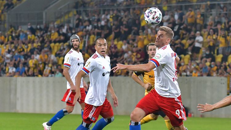 Den Dämpfer vom DFB-Pokal muss der HSV abhaken.