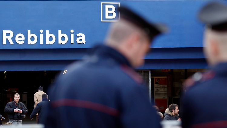 Die Station Rebbibia wurde kurzzeitig gesperrt.