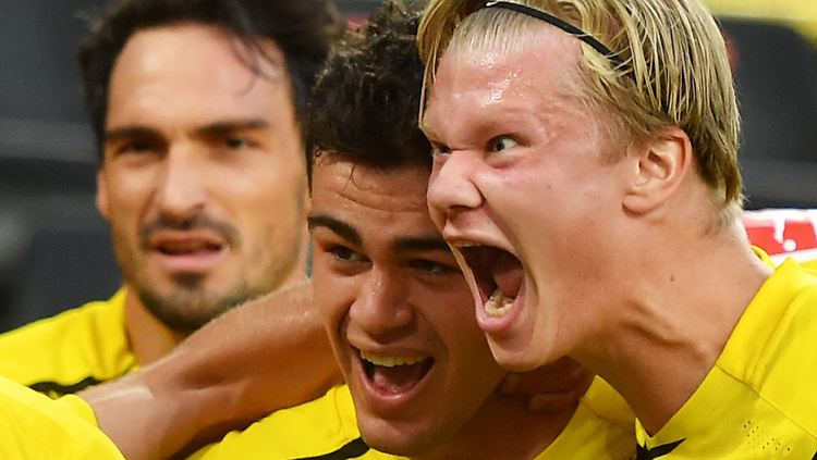 Erling Haaland traf gegen Borussia Mönchengladbach doppelt - und steht jetzt bei 15 Treffern in 16 Bundesligaspielen.