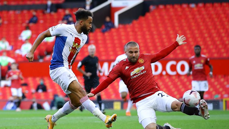 Andros Townsend leitete die Niederlage von Manchester United früh ein.