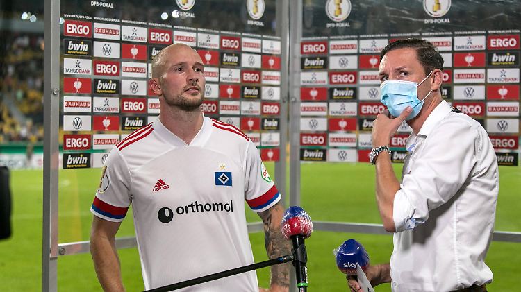 Toni Leistner wurde während eines Interviews nach dem Spiel beleidigt.