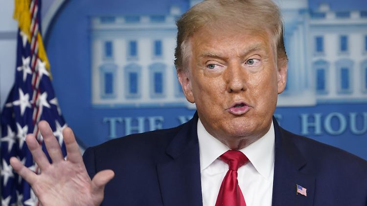 Die Giftpost an Trump soll in einem Lager mehrfach geprüft worden sein.