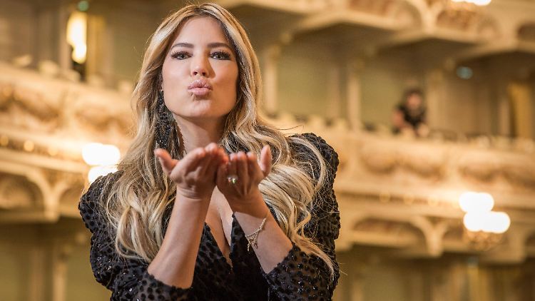 Auf Wolke sieben: Sylvie Meis.