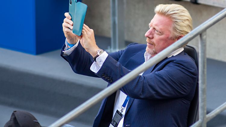 Boris Becker genoss die Tennis-Spiele am Hamburger Rothenbaum.
