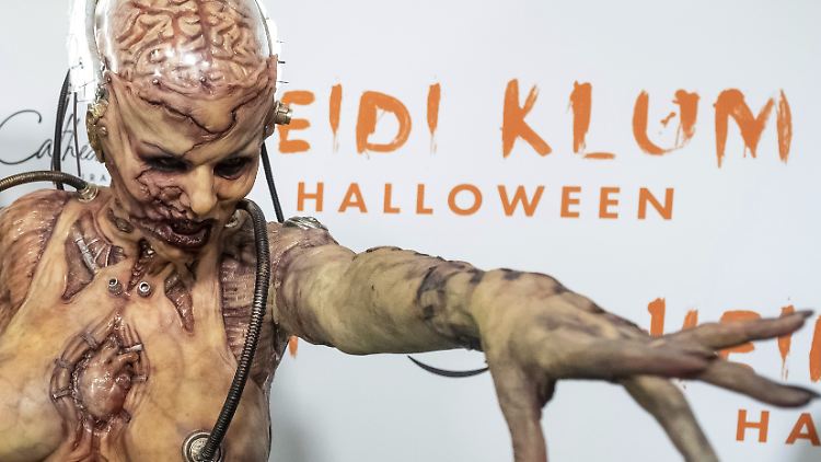 Schluss mit lustig? Heidi Klum bei ihrer Halloween-Party 2019.