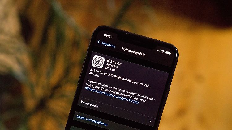 Apple hat das Update auf iOS 14.0.1 veröffentlicht.