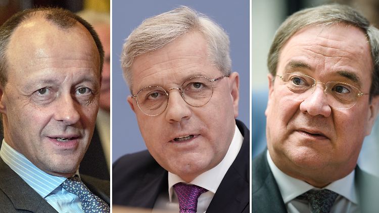 Merz, Röttgen, Laschet: Einer von ihnen dürfte am 4. Dezember in Stuttgart zum CDU-Chef gewählt werden.