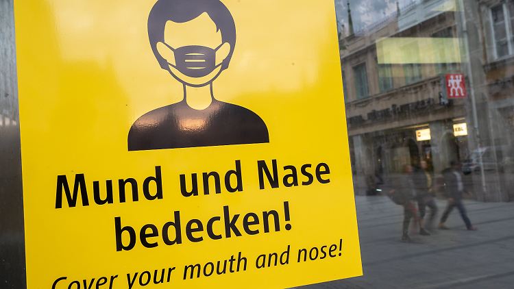 In ganz Deutschland gilt in bestimmten Bereichen eine Maskenpflicht.