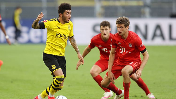 Jadon Sancho soll auch gegen die Bayern wieder treffen.
