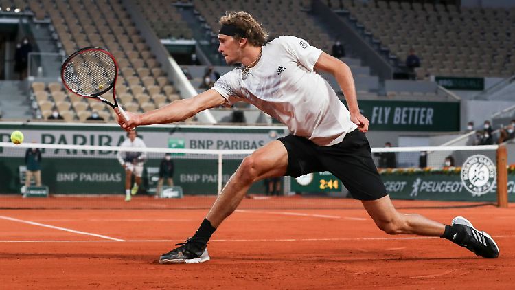 Da musste Zverev mächtig ackern.
